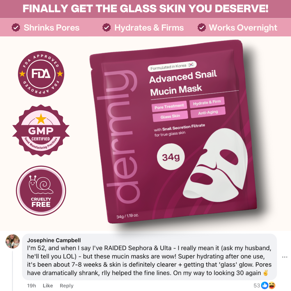 Dermly™ Snail 96 Mucin Mask