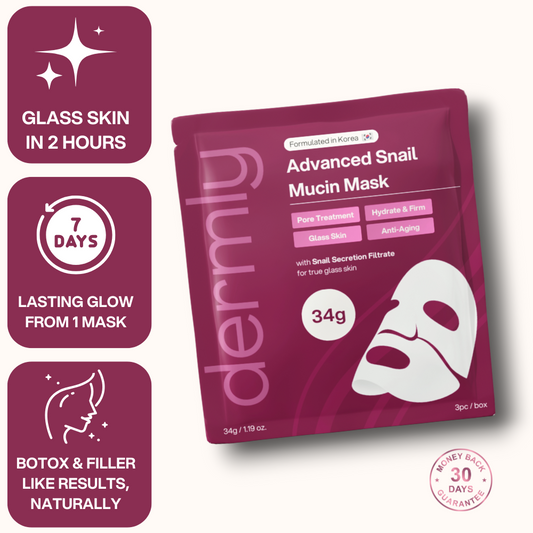 Dermly™ Advanced Snail 96 Mucin Face Mask